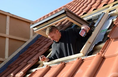 Pose de fenêtres de toit Velux à Bessens